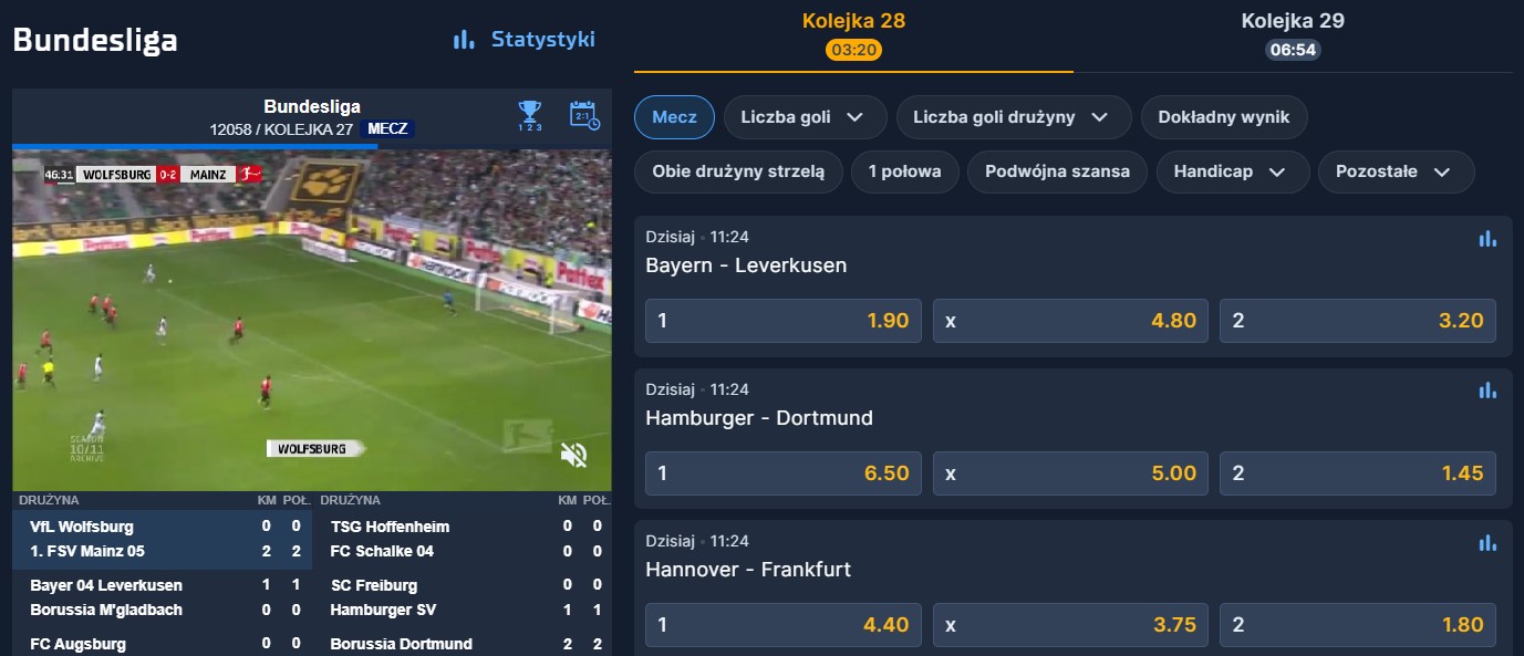 STS sporty wirtualne - Bundesliga
