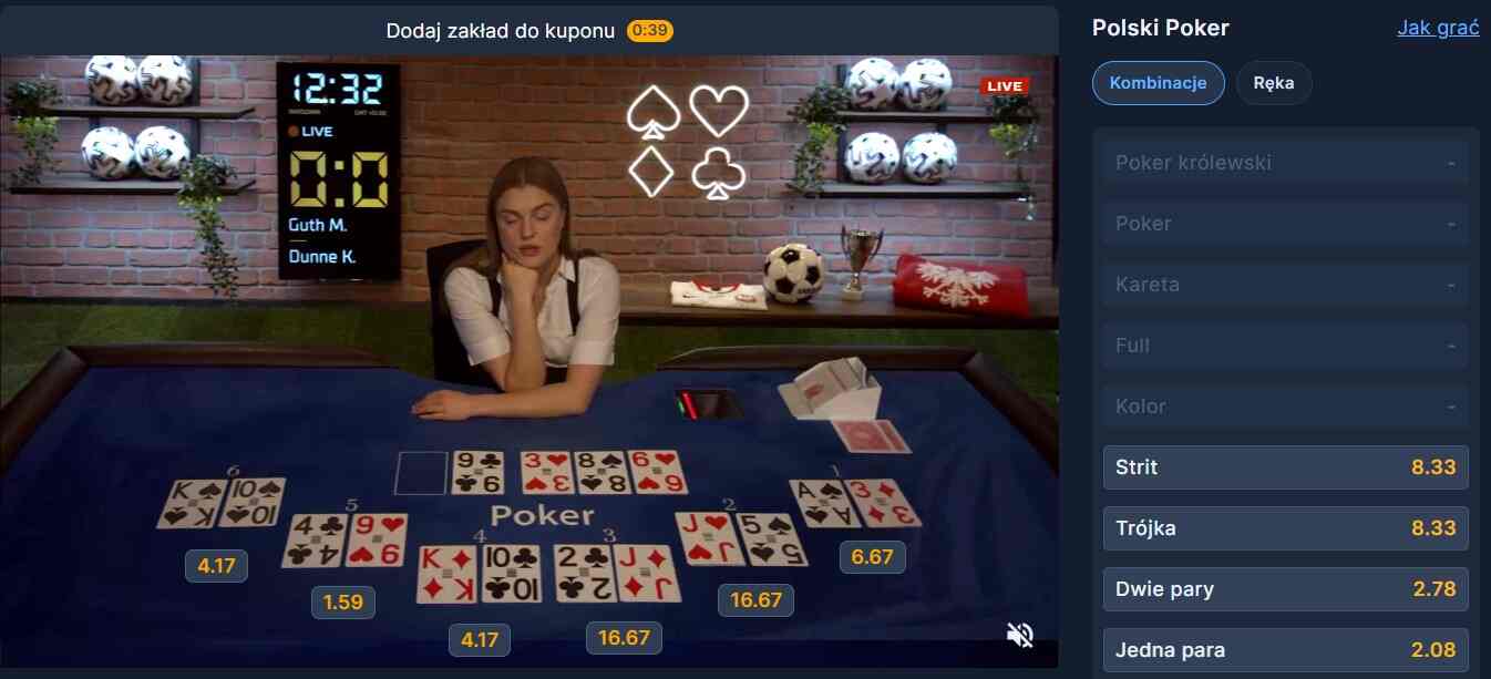 STS poker - czwarta karta wspólna